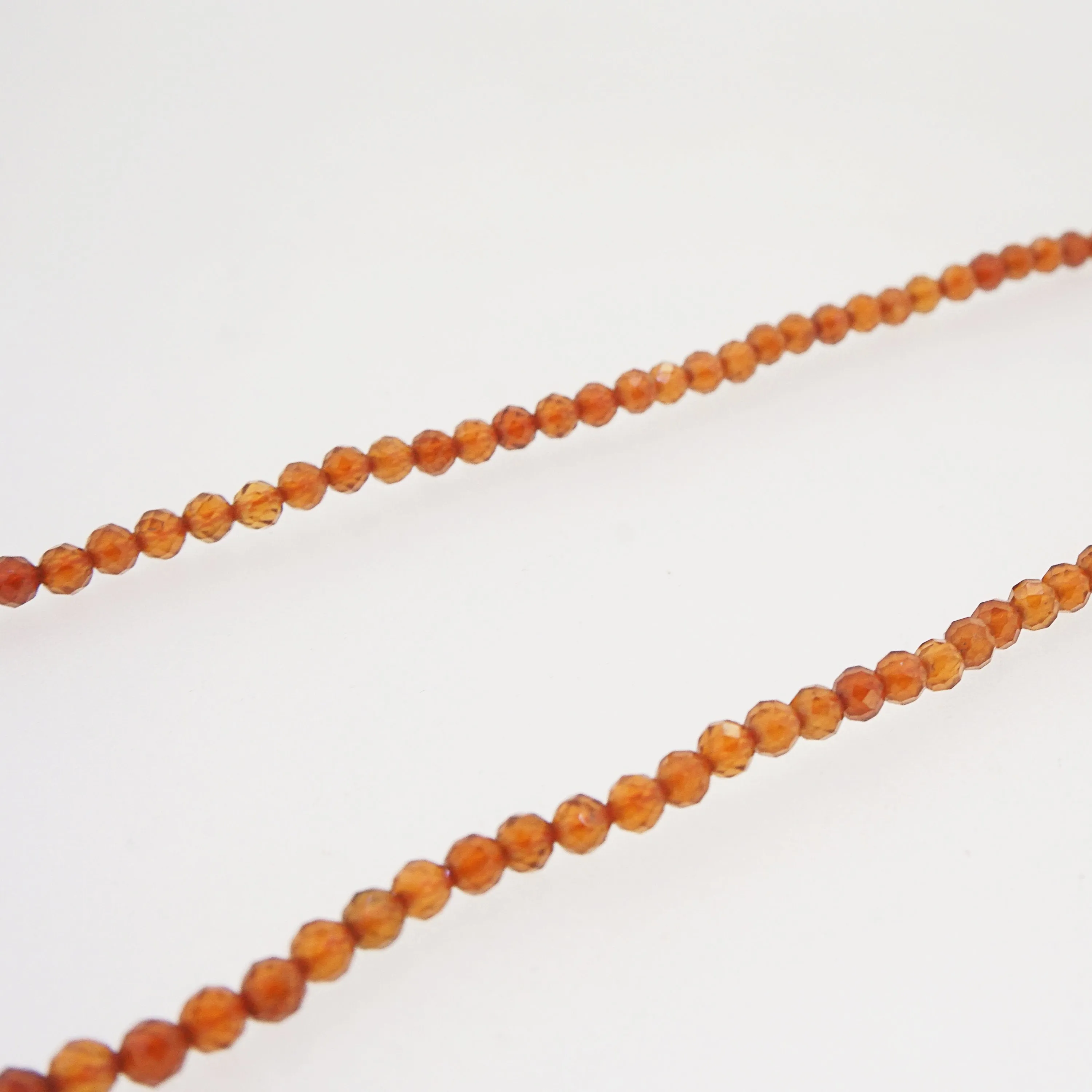 A-Grade Hessonite Garnet Faceted 3.5mm