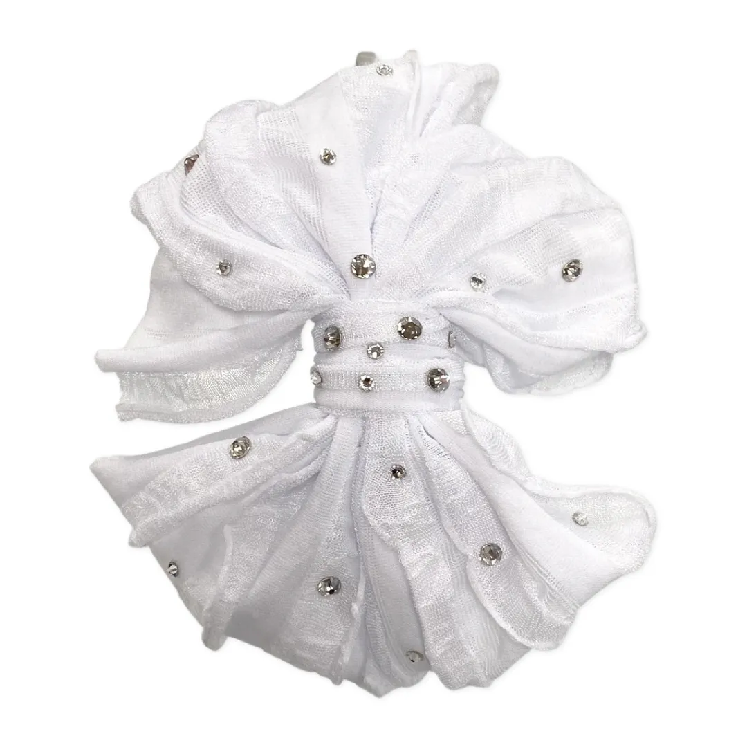 Bari Lynn Crystallized Ruffle Bow Headband - 6 Colors