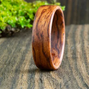 Bubinga wood ring