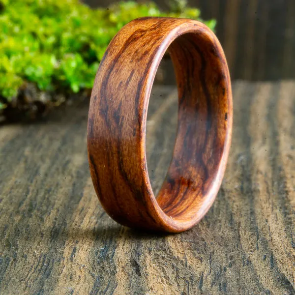 Bubinga wood ring
