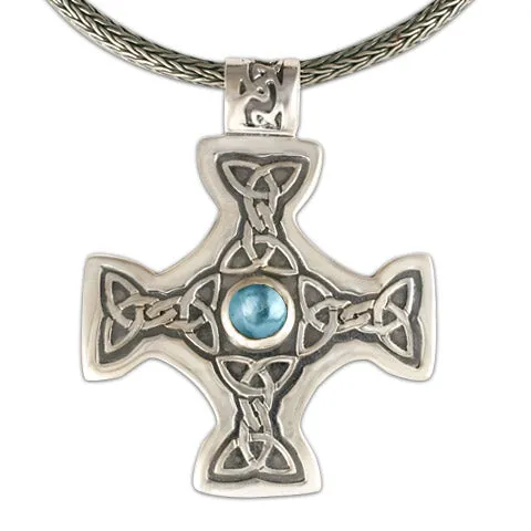Columba's Cross on Woven Chain
