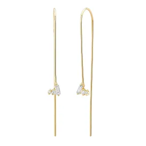 Diamond Threaders - 18k Gold   Diamonds