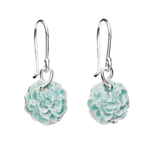 Eudora silver earrings M - Lagoon