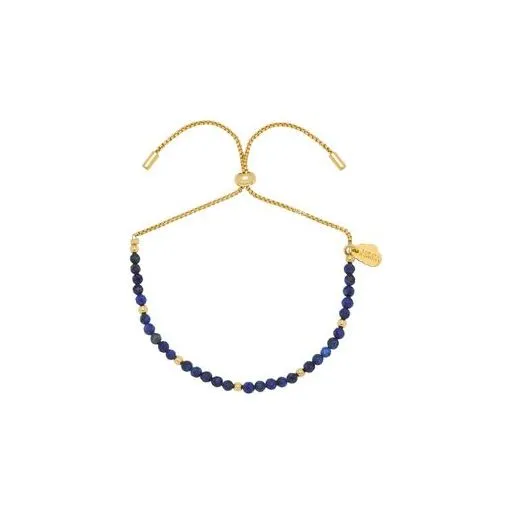 Faceted Lapis Gemstone Amelia Bracelet