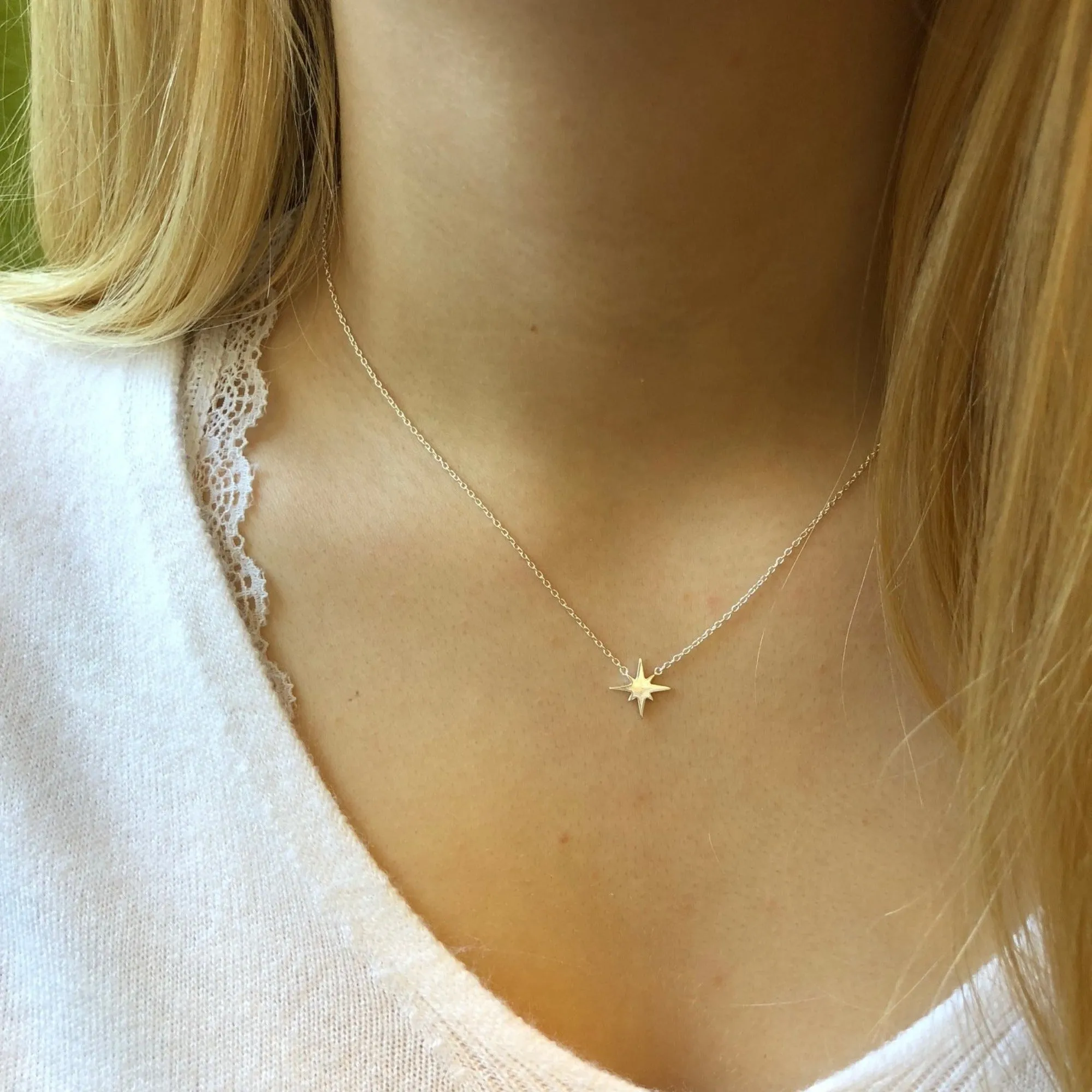 Follow that Star Sterling Silver Necklace