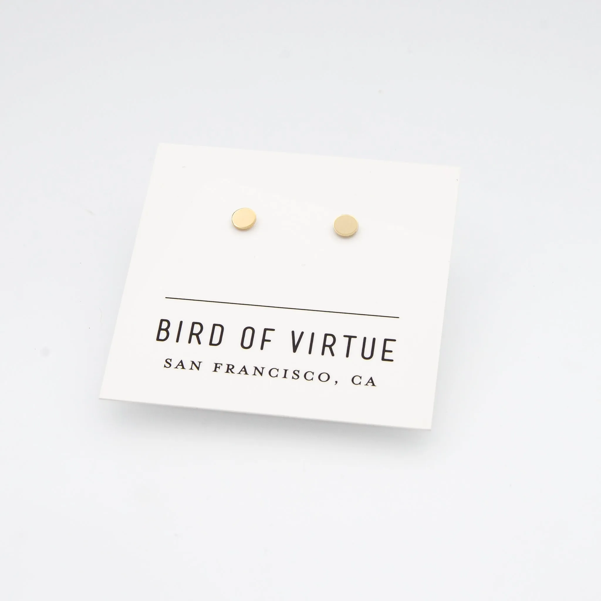 Gold   Silver Tiny Circle Studs