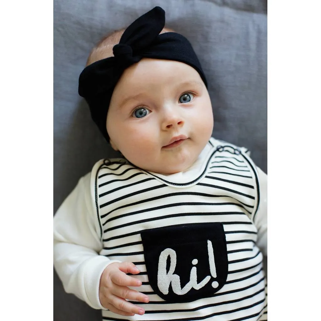 Happy Days Headband Black