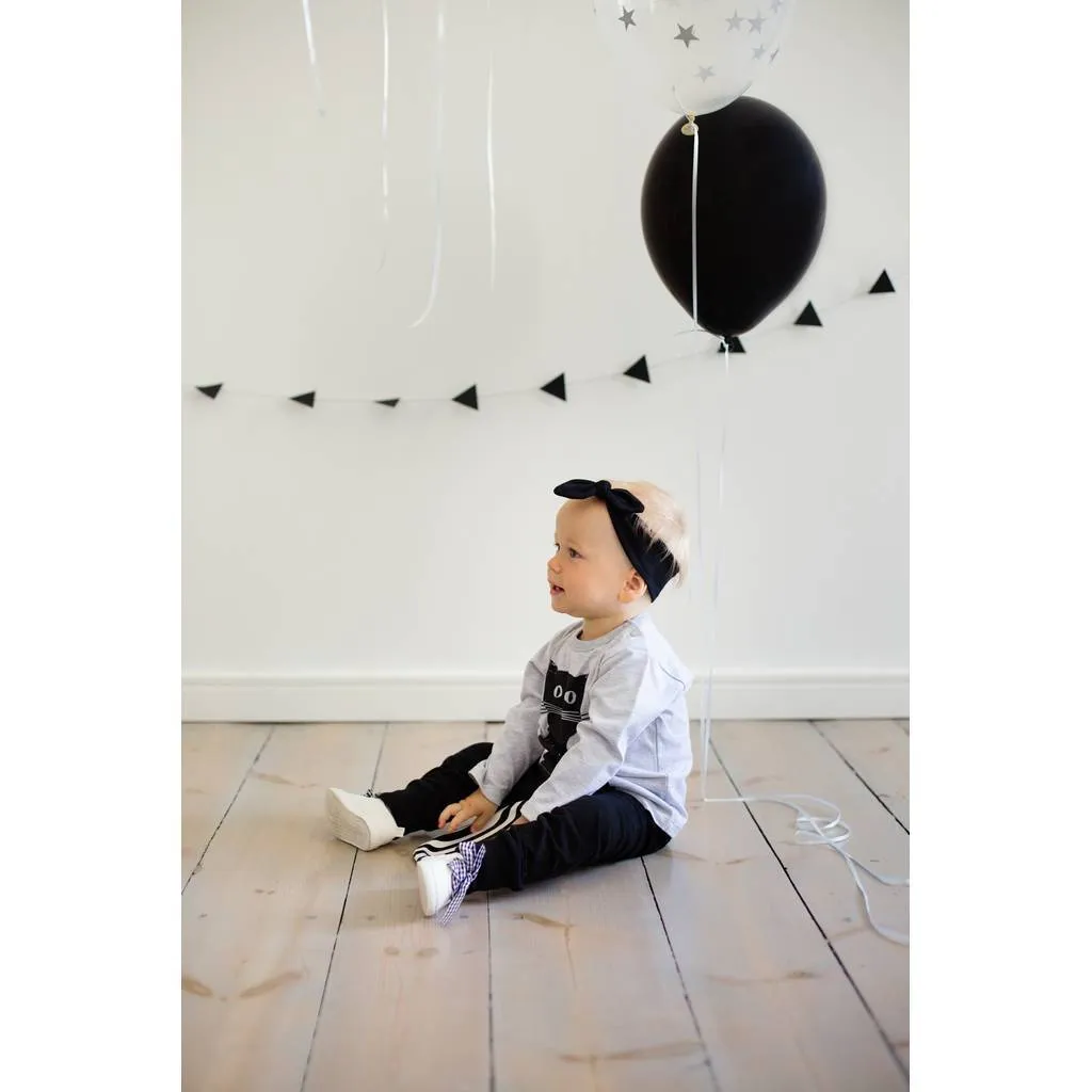 Happy Days Headband Black