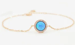 HAVANA ROUND OPAL BRACELET