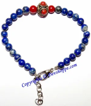 High quality Lapiz Lazuli beads designer bracelet