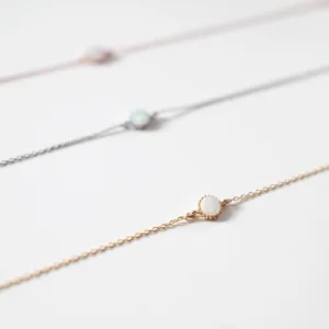 Little White Opal Bracelet
