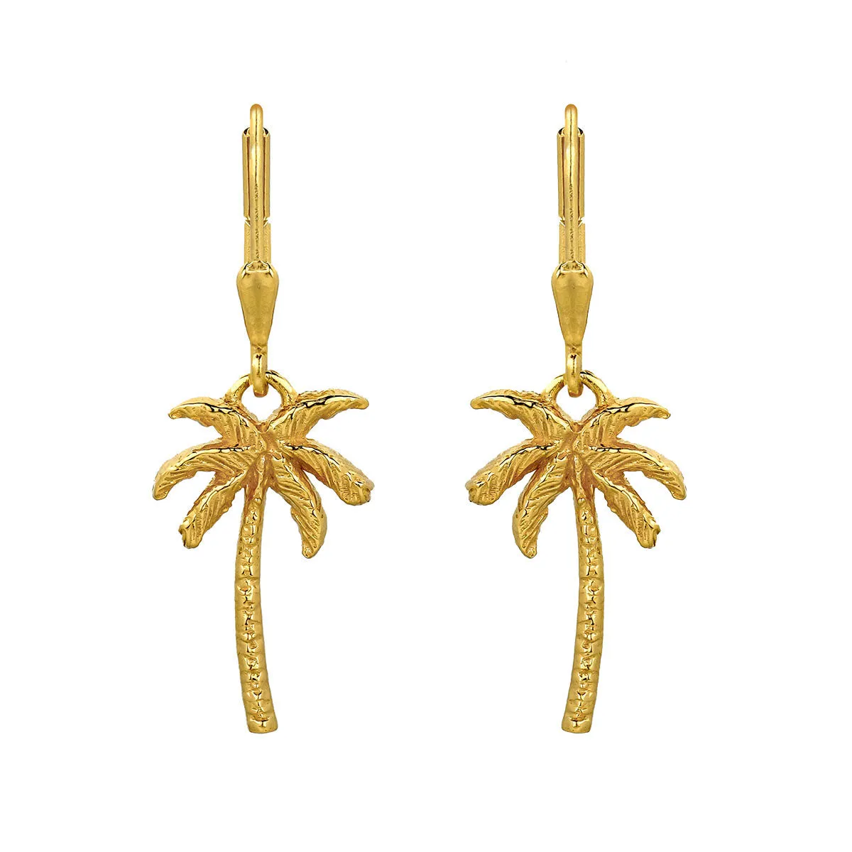 Oasis Palm Earrings - Gold