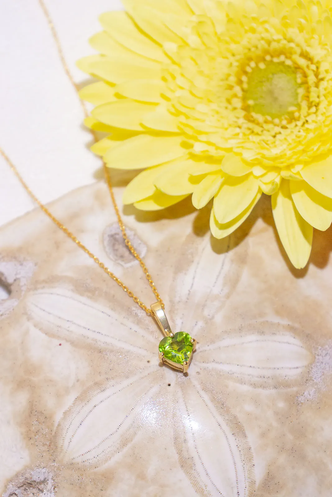 Pendant Luna Love Peridot
