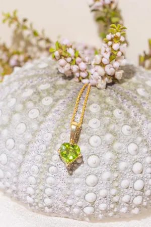 Pendant Luna Love Peridot