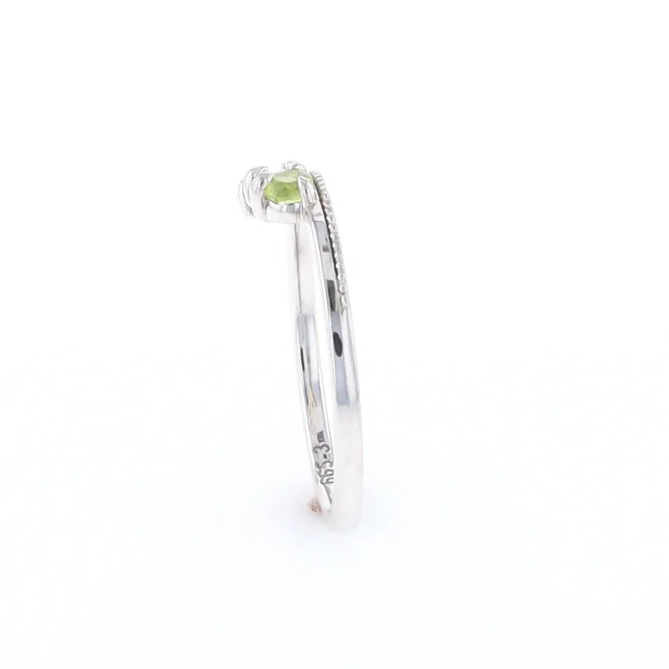 Peridot & Diamond Mother's Ring