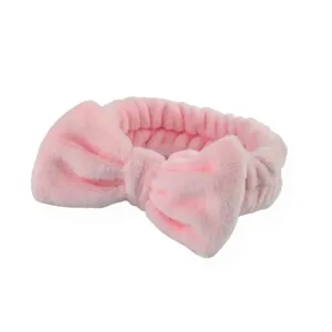 Plush Spa Headband Pink