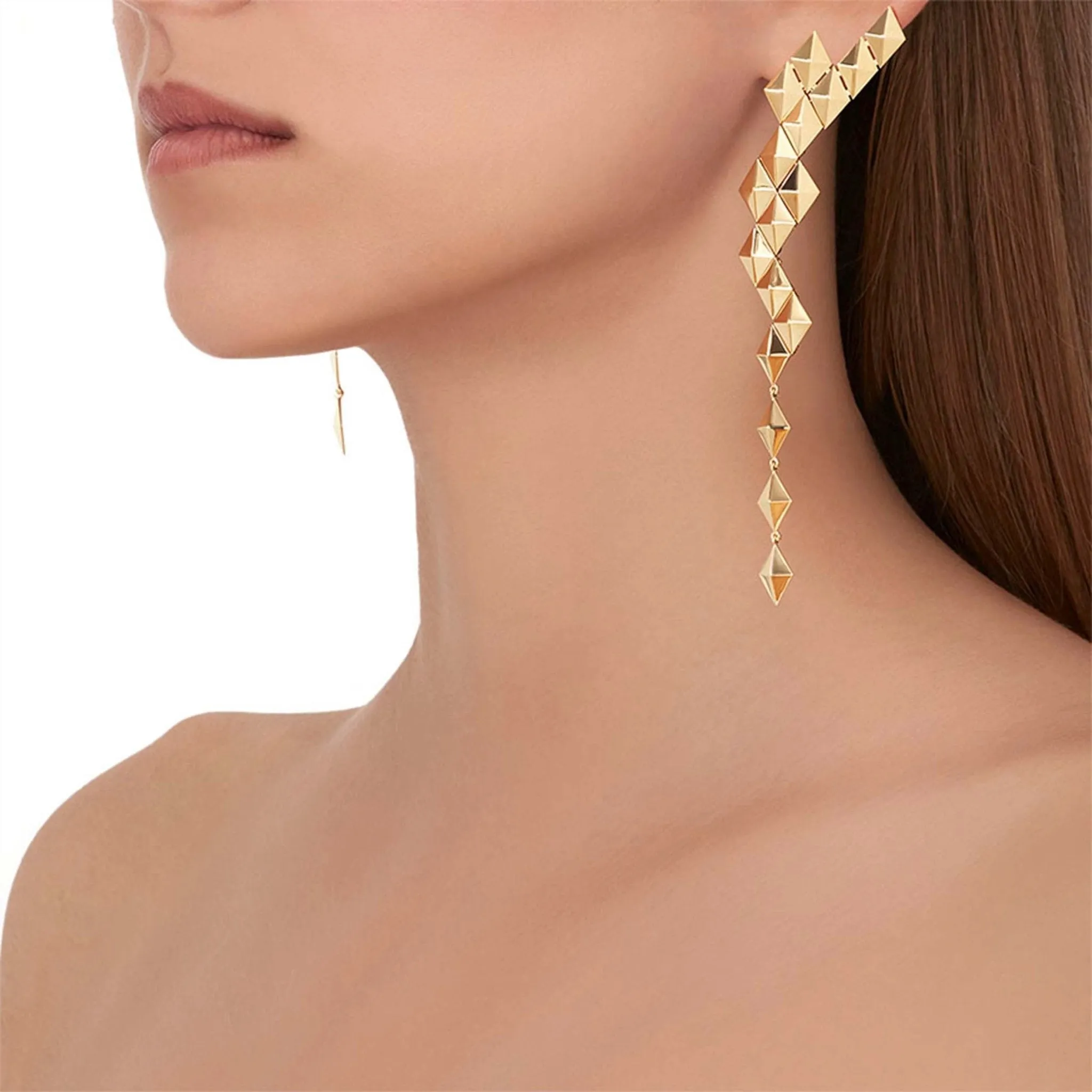PYTHON Drop Climber Earrings Large