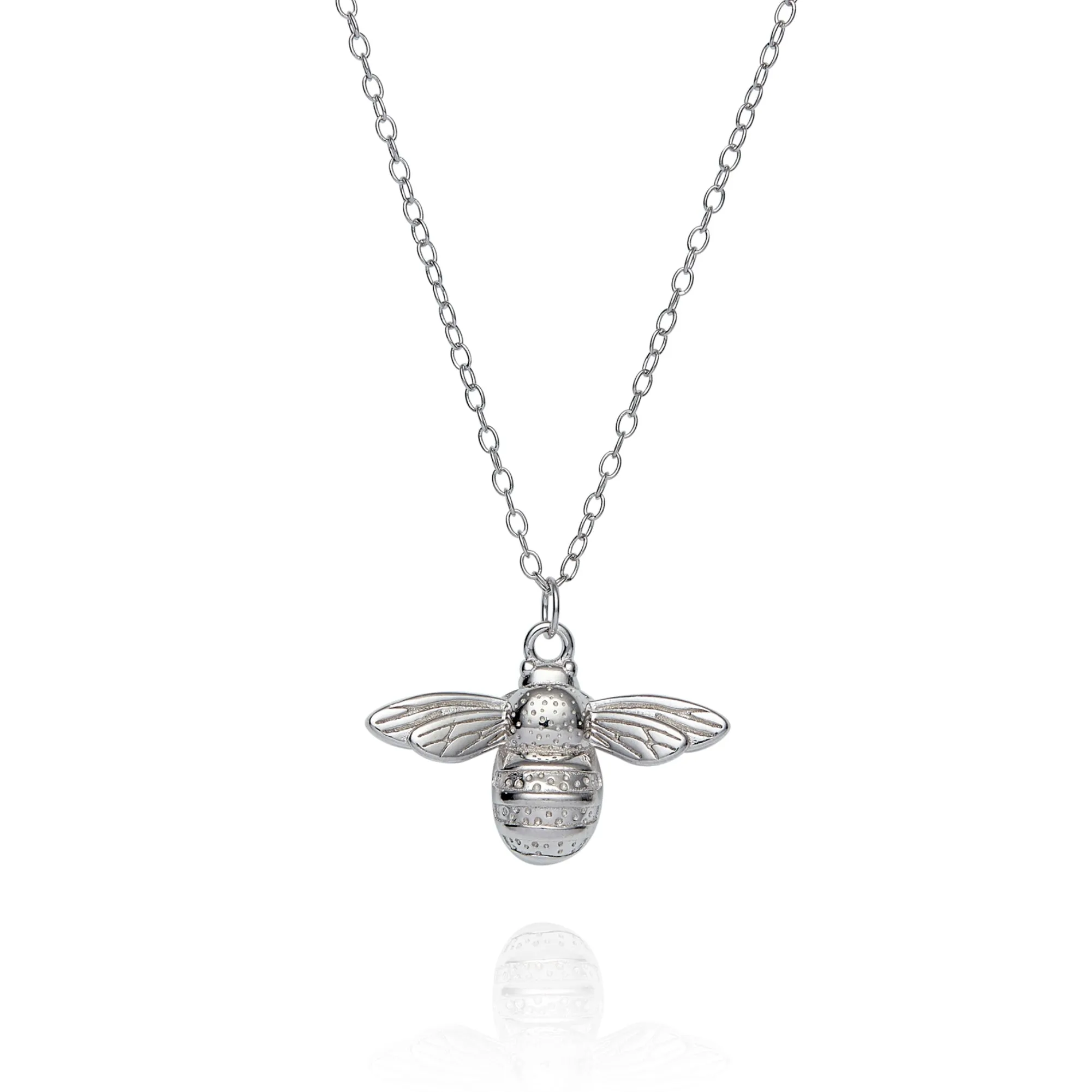 Queen Bee Necklace (Silver)