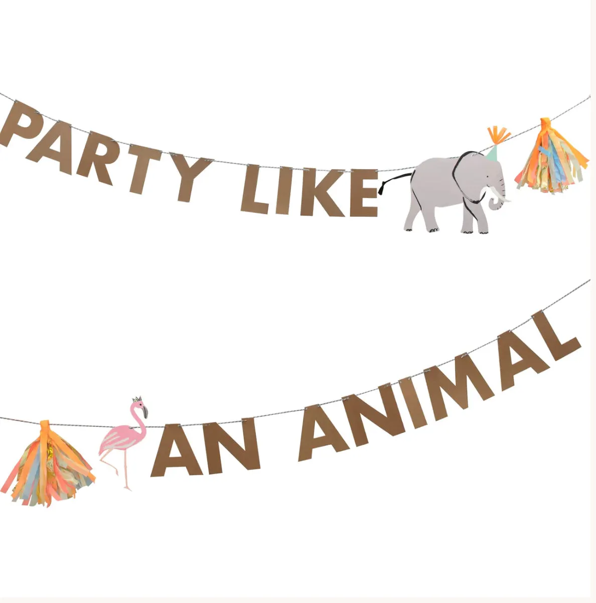 Safari Animal Large Garland