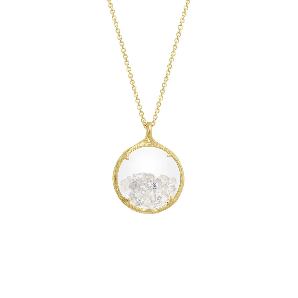 Small Birthstone Shaker Necklace