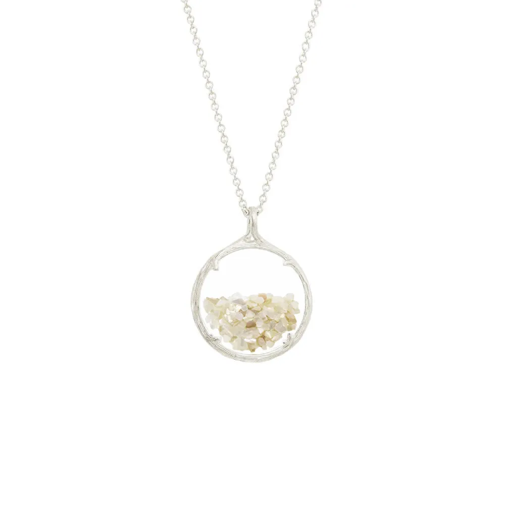 Small Birthstone Shaker Necklace