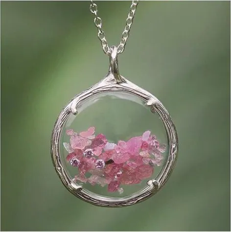 Small Birthstone Shaker Necklace