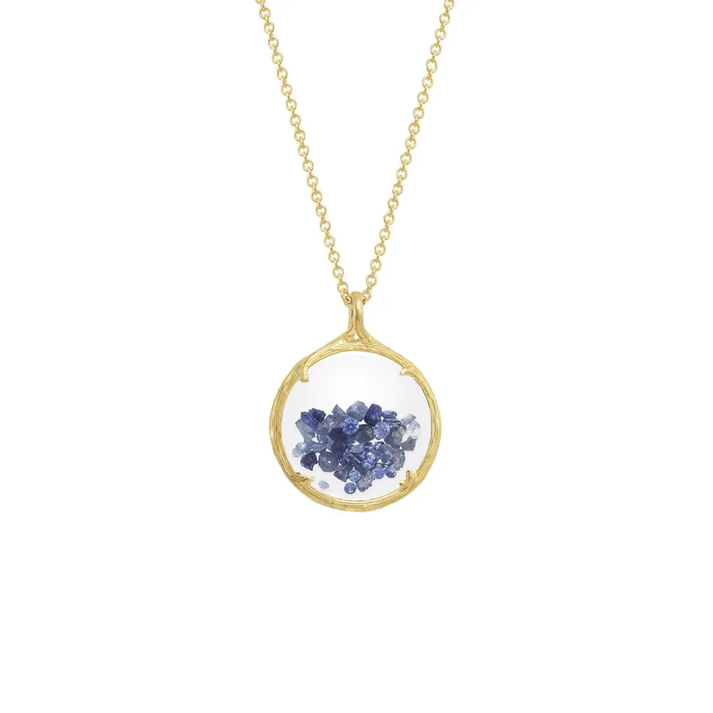 Small Birthstone Shaker Necklace
