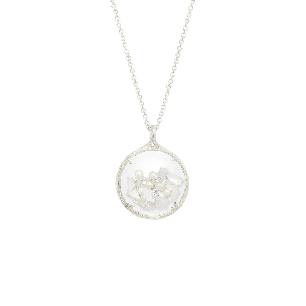 Small Birthstone Shaker Necklace