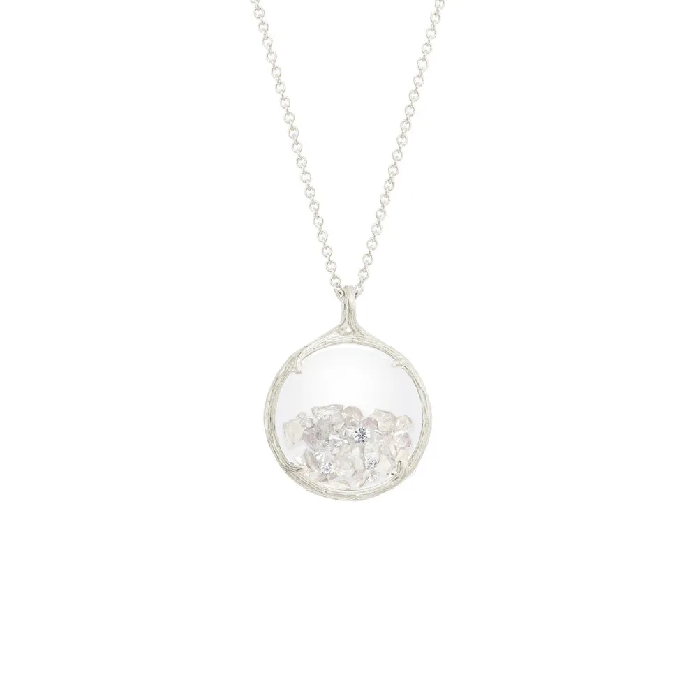 Small Birthstone Shaker Necklace