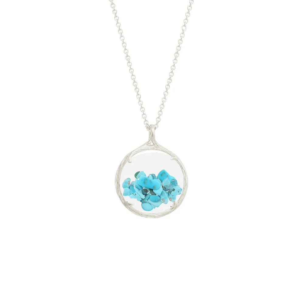 Small Birthstone Shaker Necklace