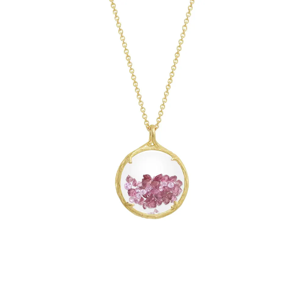 Small Birthstone Shaker Necklace