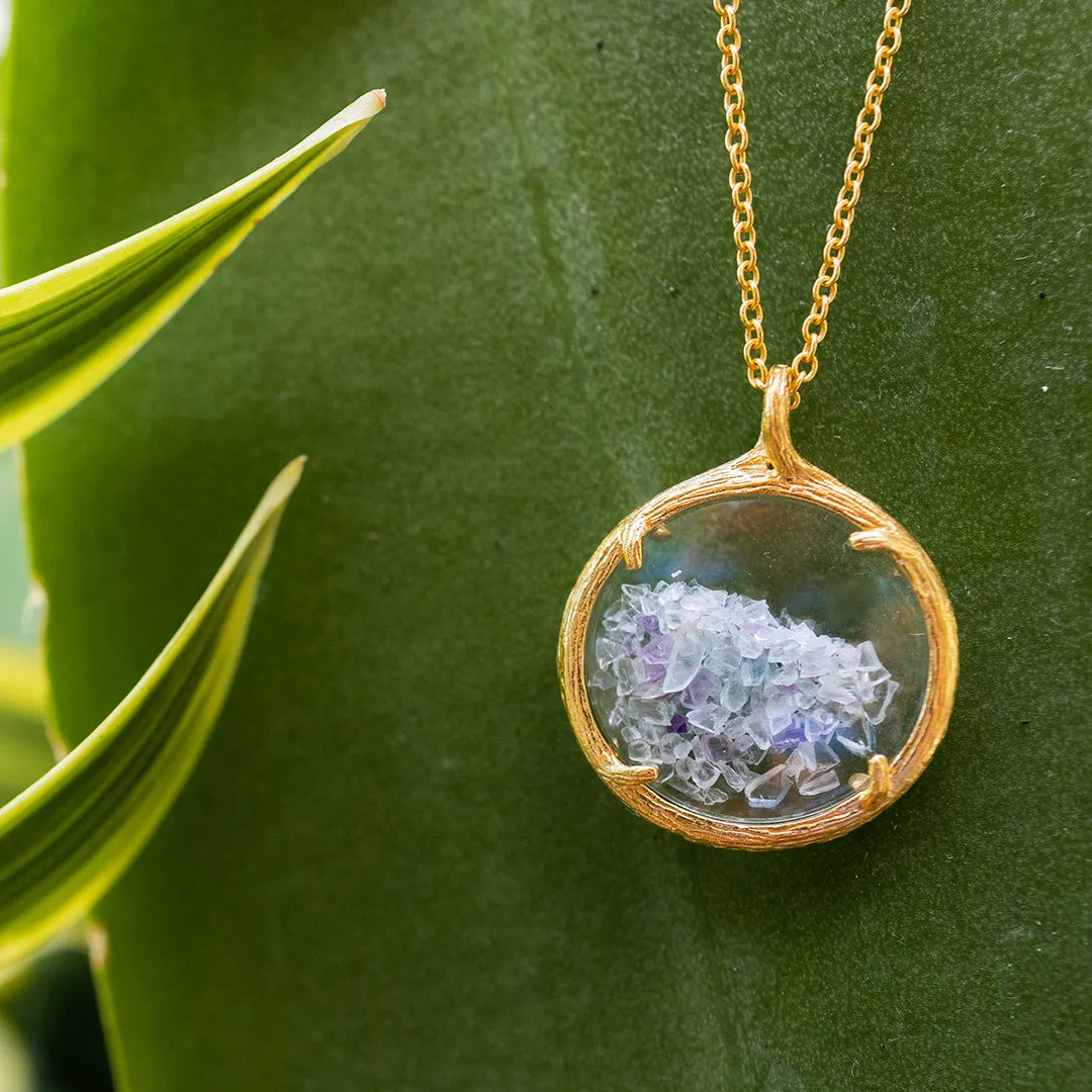 Small Birthstone Shaker Necklace