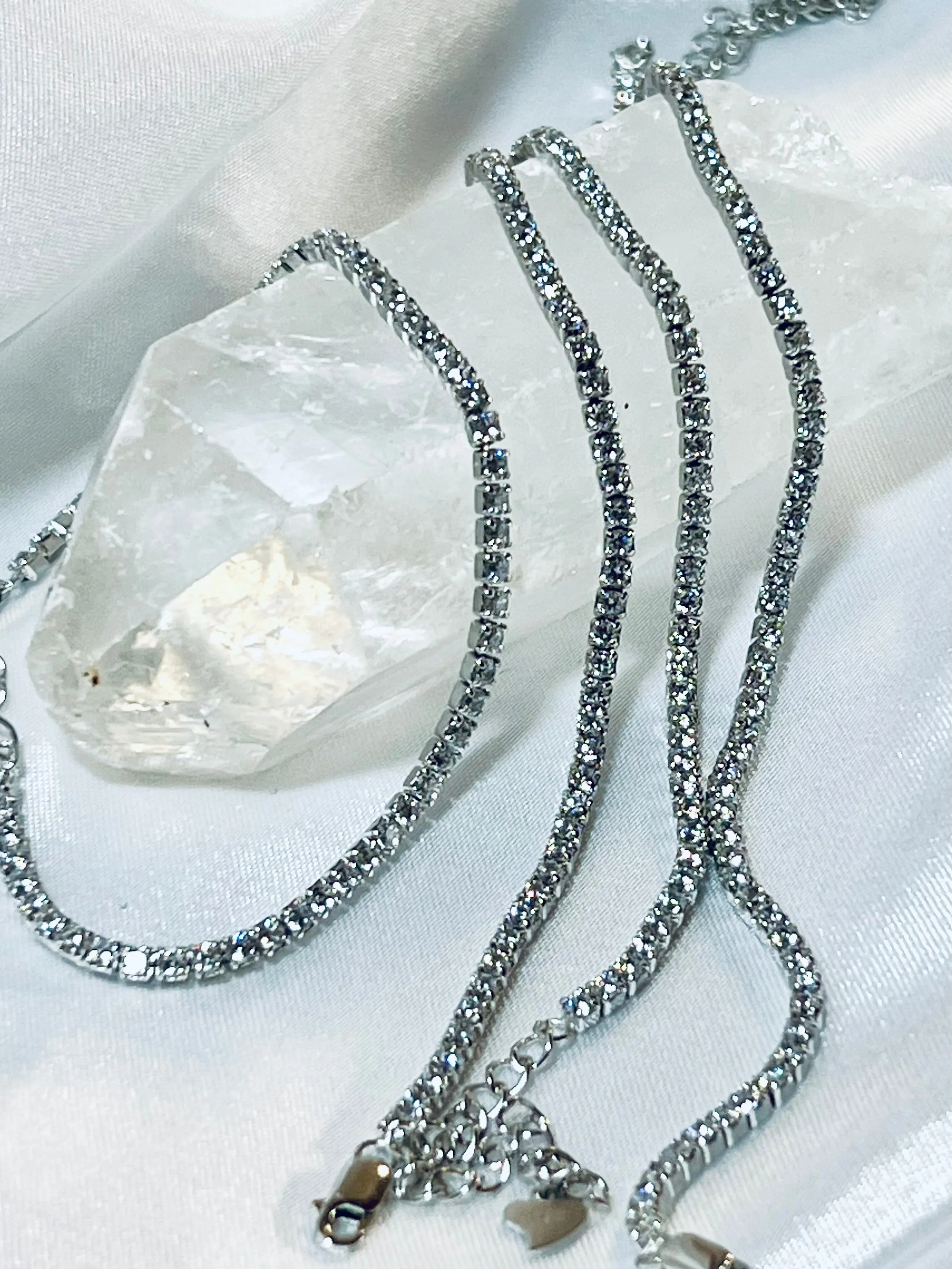Square Cubic Zirconia Tennis Bracelet
