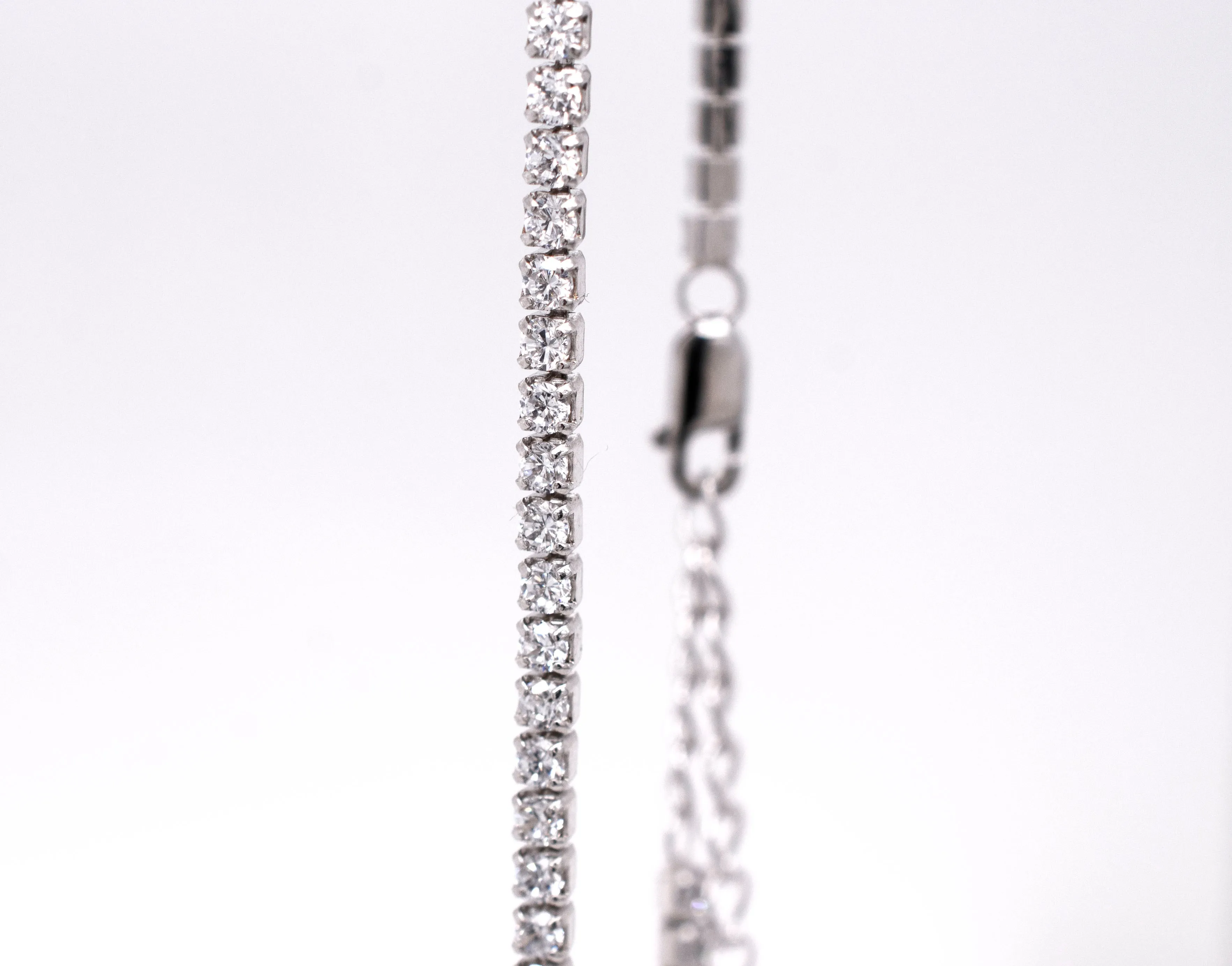 Square Cubic Zirconia Tennis Bracelet