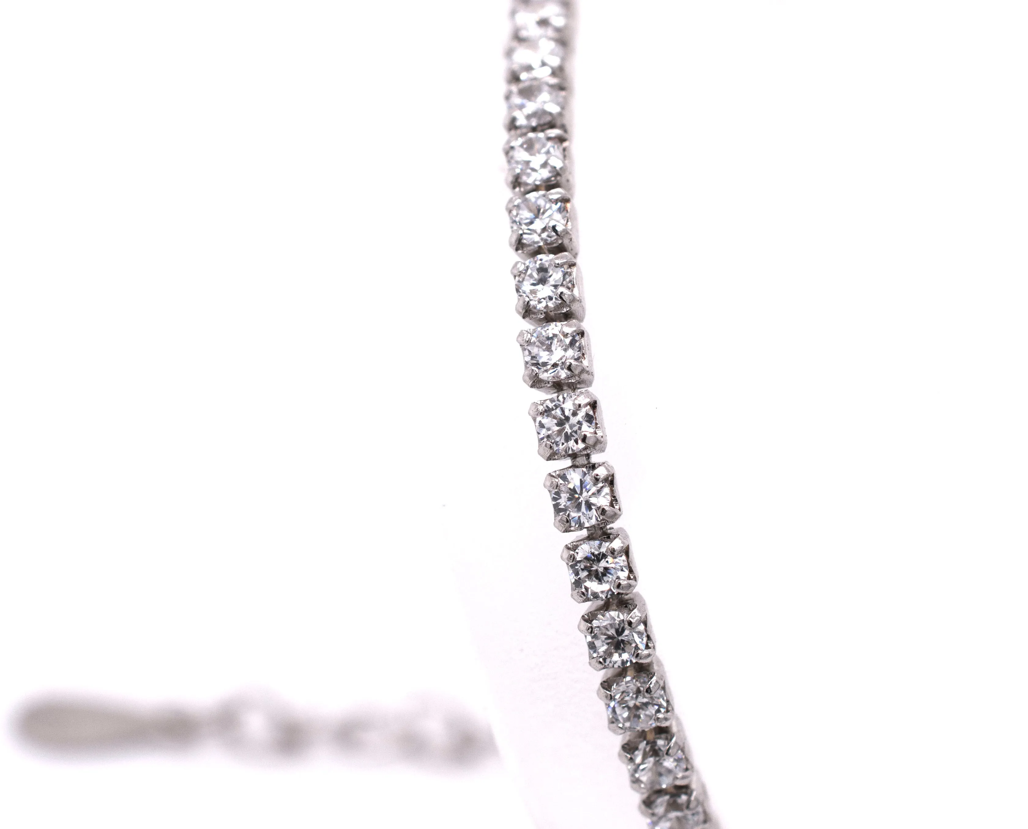 Square Cubic Zirconia Tennis Bracelet