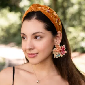 Thanksgiving Jeweled Knot Headband