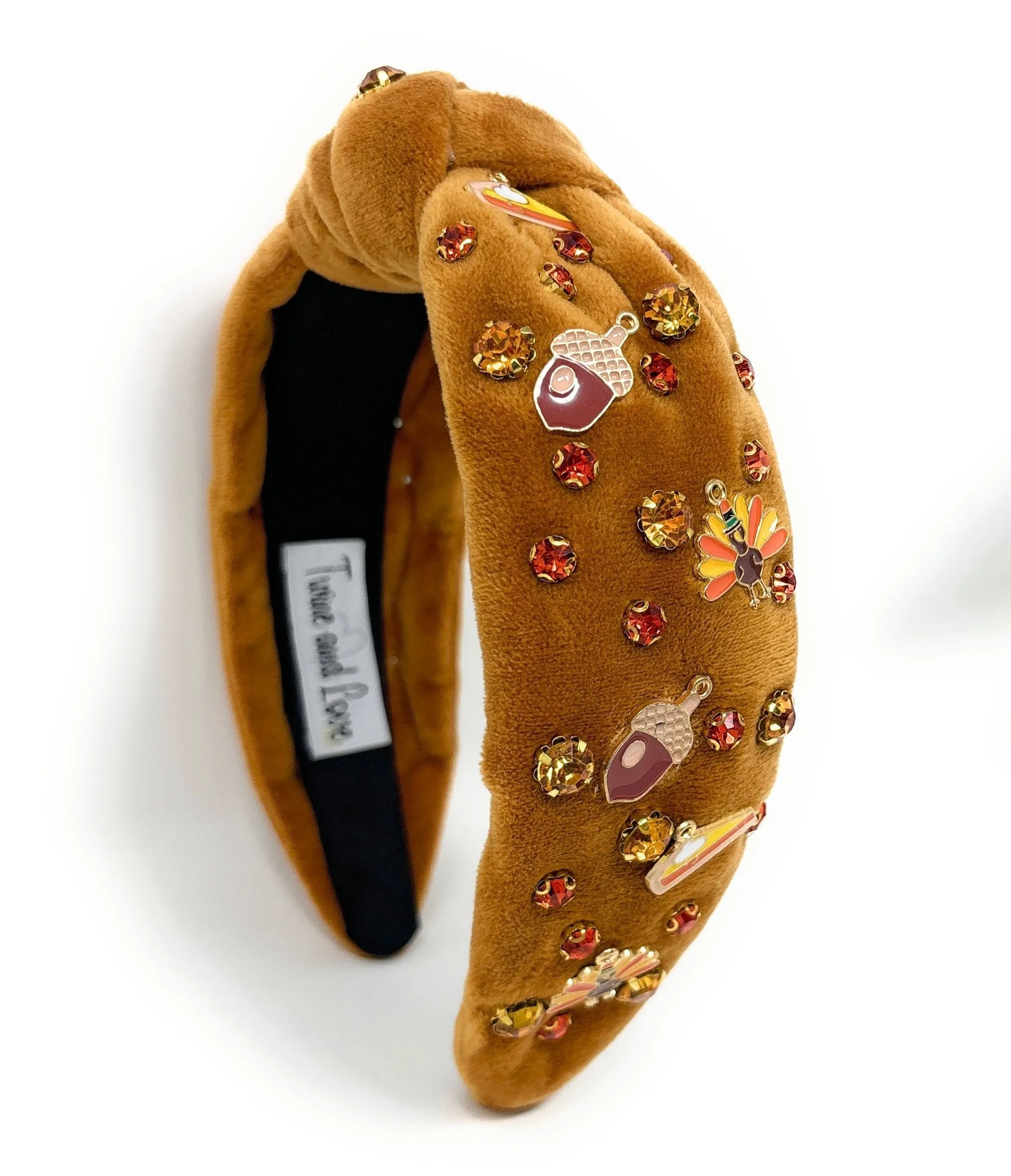 Thanksgiving Jeweled Knot Headband