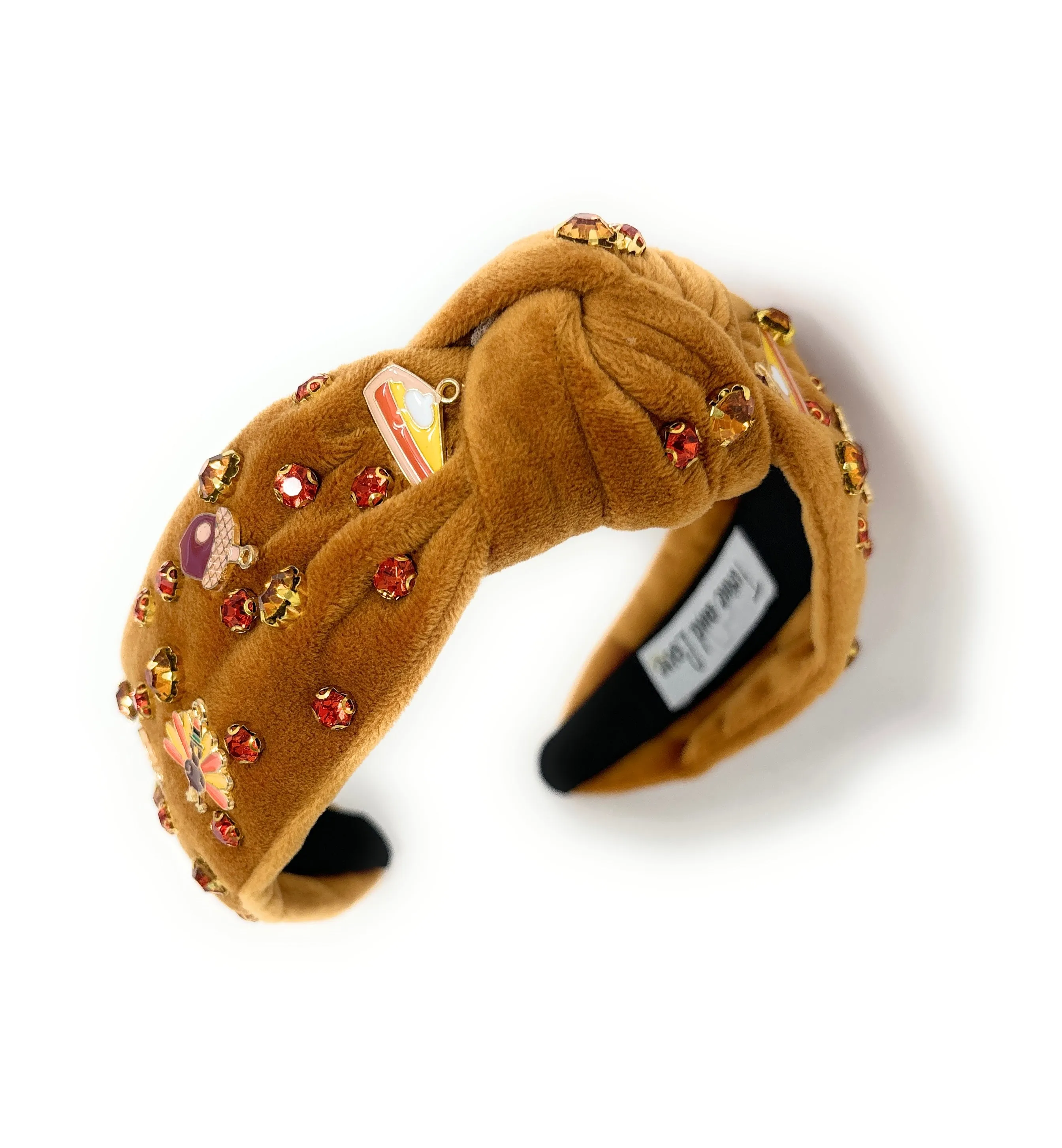 Thanksgiving Jeweled Knot Headband