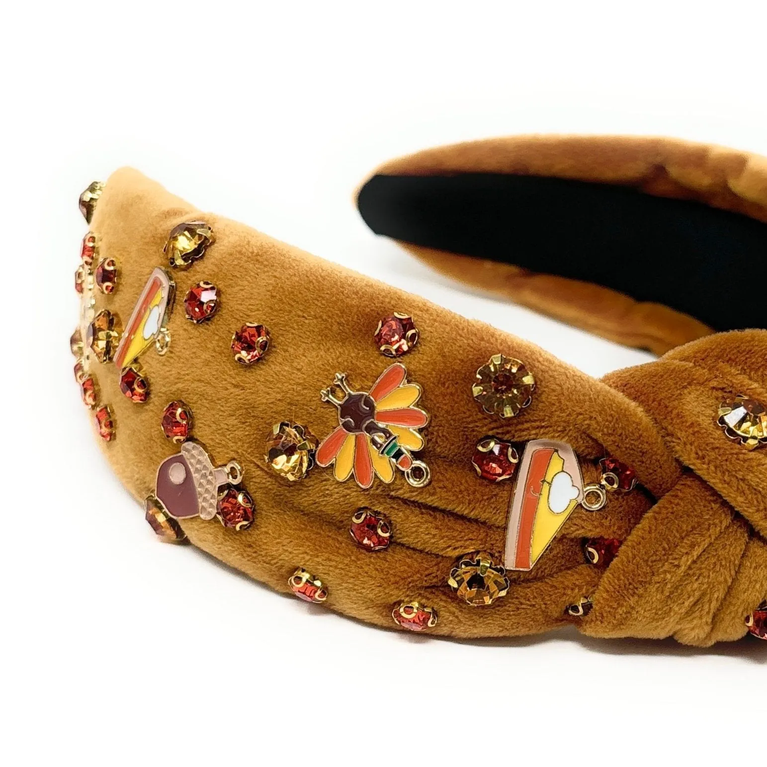 Thanksgiving Jeweled Knot Headband