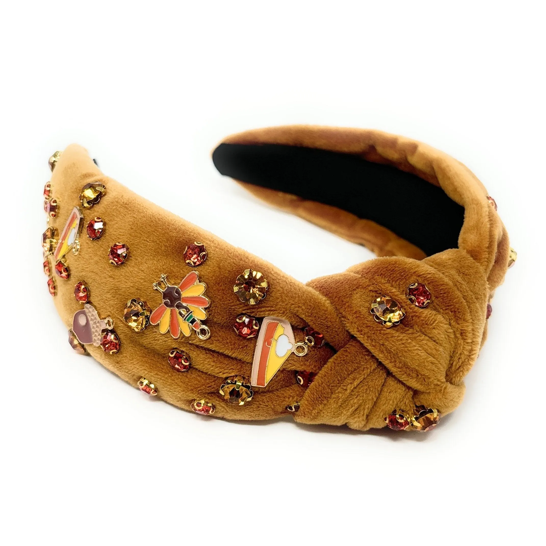 Thanksgiving Jeweled Knot Headband